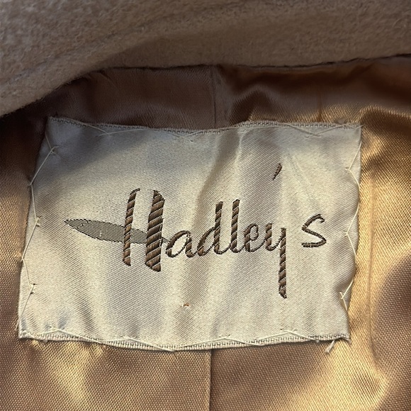 Crawfton for Hadley’s | Vintage 1960s Camel Long Dress Coat - Picture 7 of 7